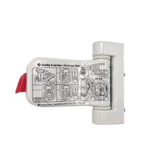 Prosecure Composite Flag Hinge for UPVC Doors - White