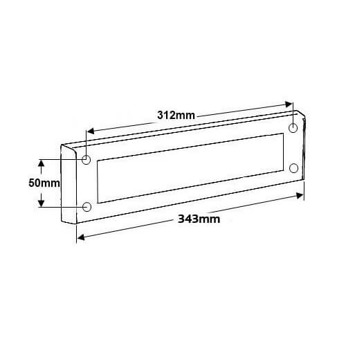 Exitex Internal Letterplate Seal without Flap - Image 2