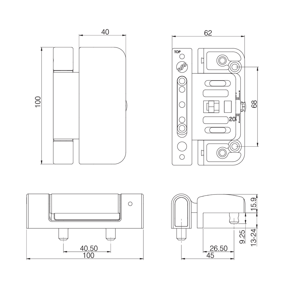 Evolution 3D Security Flag Hinge - Image 2