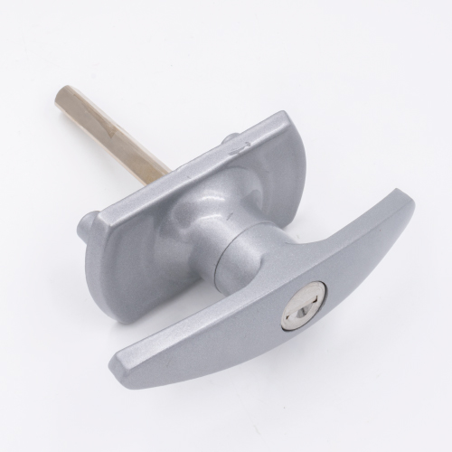 Universal Garage Door T Handle - Diamond Spindle - Short Lugs - Rear Fix - Image 2