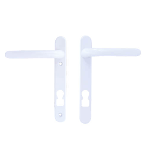 ERA Invincible Surefire Lever Lever UPVC Multipoint Door Handles - 92mm PZ 122mm Screw Centres