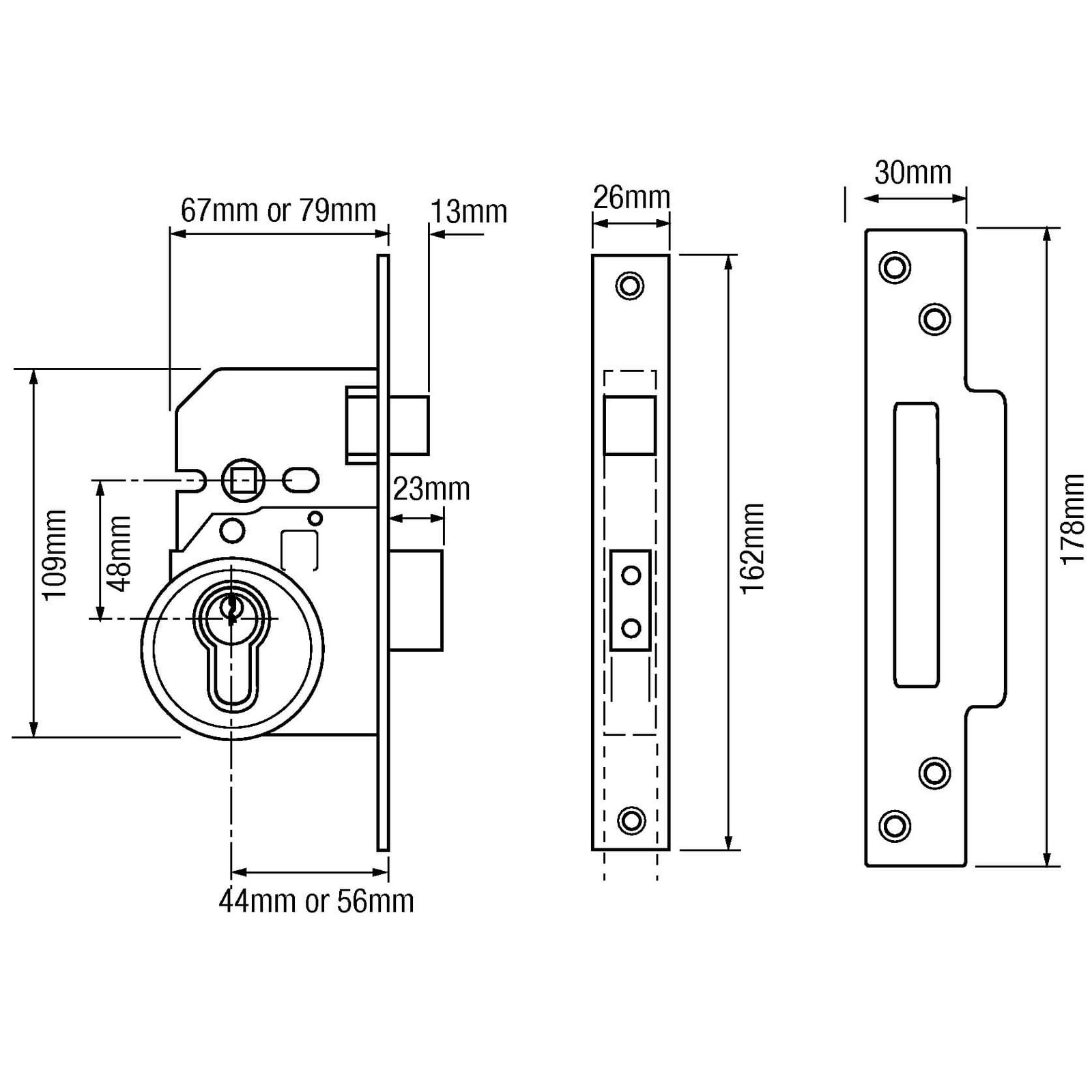 Era 264 Euro Mortice Sashlock - Image 2