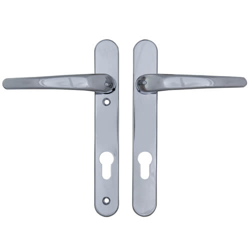 ERA Classic Lever Lever UPVC Multipoint Door Handles - 92mm PZ Sprung 122mm Screw Centres