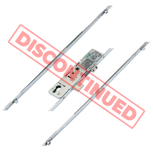 ERA Latch Deadbolt 2 Rollers 2 Mushroom Split Spindle Multipoint Door Lock - Option 2 - 28mm Backset