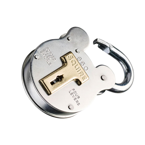 Squire Old English Open Shackle Steel Padlock - Image 2