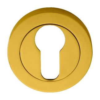 Manital AA1 Euro Profile Escutcheon - Polished Brass (LEAD TIME: 2-3 DAYS)