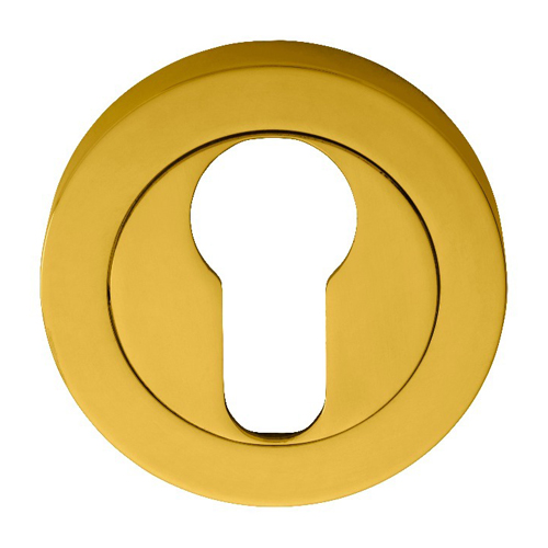 Manital AA1 Euro Profile Escutcheon - Polished Brass (LEAD TIME: 2-3 DAYS)