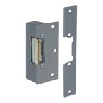 CQR ADCN203-412+SFLX Rim With Mortice Face Plate Electric Release 12V DC Fail Locked With Adjustable Jaw, Continuously Rated - Grey (LEAD TIME: 2-3 DAYS)
