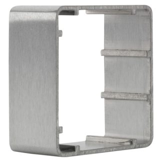 CQR AEBBOX Surface Housing For Request To Exit Buttons (Suits AEB2,AEB5,AEB6 & AEB-KS Switch Range) - Aluminium (LEAD TIME: 2-3 DAYS)