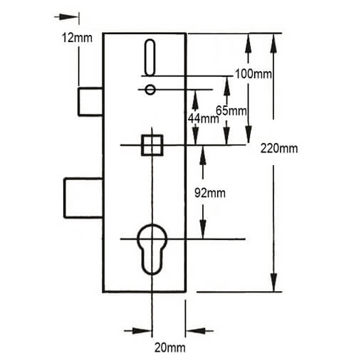 Anglian Multipoint Gearbox - Lift Lever or Split Spindle - Image 2