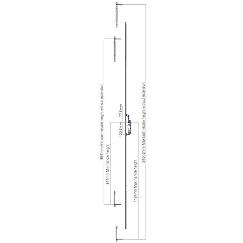 Mila Prosecure Passive Multipoint Door Lock - Image 2