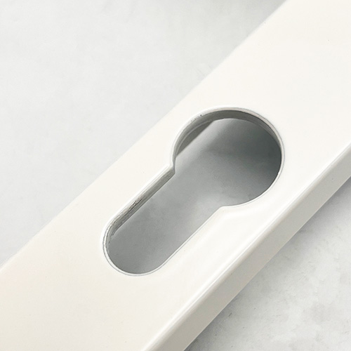 Hoppe Asgard Lever Moveable Pad UPVC Multipoint Door Handles - 92mm/70mm PZ Unsprung 205mm Screw Centres - Image 5