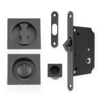 Alexander & Wilks AW111RDBZPVD Sliding Door Lock Set Square Roses Radius Forend & Strike (LEAD TIME: 2-3 DAYS)