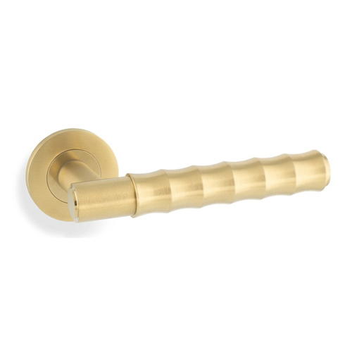 Alexander & Wilks AW225SBPVD Spitfire Bamboo Lever On Rose (LEAD TIME: 2-3 DAYS)