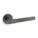 Alexander & Wilks AW240DBZPVD Knurled Kingstone Lever On Round Rose (LEAD TIME: 2-3 DAYS)