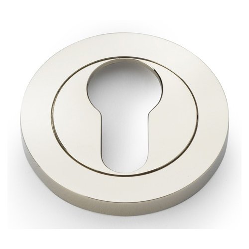 Alexander & Wilks AW390PNPVD Concealed Fix Escutcheon Euro Profile - Polished Nickel PVD (LEAD TIME: 2-3 DAYS)