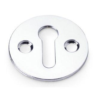 Alexander & Wilks AW399PC Victorian Standard Profile Escutcheon - Polished Chrome (LEAD TIME: 2-3 DAYS)