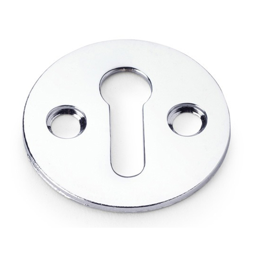 Alexander & Wilks AW399PC Victorian Standard Profile Escutcheon - Polished Chrome (LEAD TIME: 2-3 DAYS)