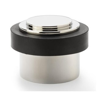 Alexander & Wilks AW603PNPVD Plain Floor Mounted Door Stop - Polished Nickel PVD (LEAD TIME: 2-3 DAYS)
