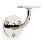 Alexander & Wilks AW750PN Architectural Handrail Bracket - Polished Nickel (LEAD TIME: 2-3 DAYS)
