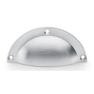Alexander & Wilks AW910SC Raoul Cup Handle - Satin Chrome (LEAD TIME: 2-3 DAYS)