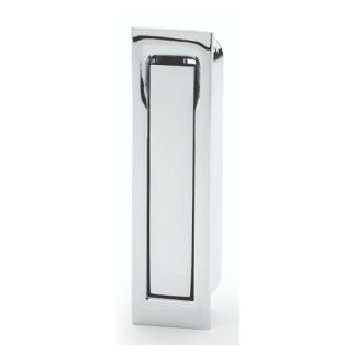 Alexander & Wilks AW990PC Square Sliding Door Edge Pull - Polished Chrome (LEAD TIME: 2-3 DAYS)