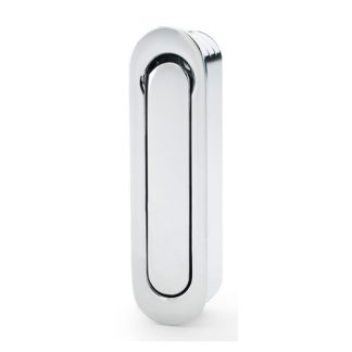 Alexander & Wilks AW991PC Radius Sliding Door Edge Pull - Polished Chrome (LEAD TIME: 2-3 DAYS)