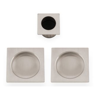 Alexander & Wilks AW995SN Square Sliding Door Pull Kit (LEAD TIME: 2-3 DAYS)
