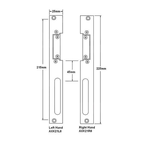 UPVC MPL Mortice Electric Release 12v - Fail Secure - Image 2