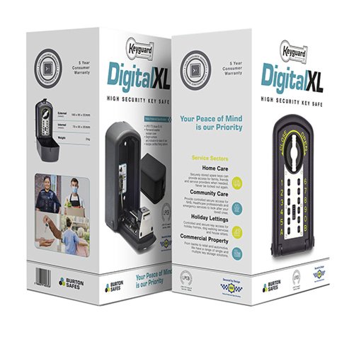 Burton Keyguard Digi Wall Mounted Key Safe - Image 6