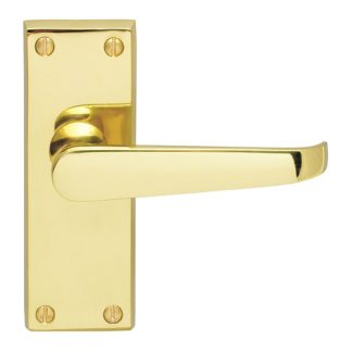 Carlisle Brass CBV31 Contract Victorian Lever On Latch Backplate (LEAD TIME: 2-3 DAYS)