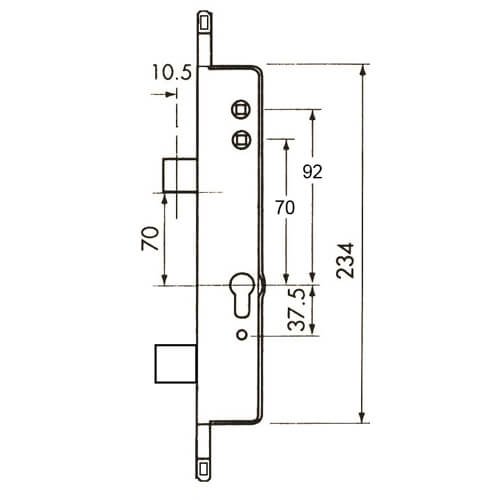 Cego Surelock Copy Multipoint Gearbox - Lift Lever or Double Spindle - Image 2