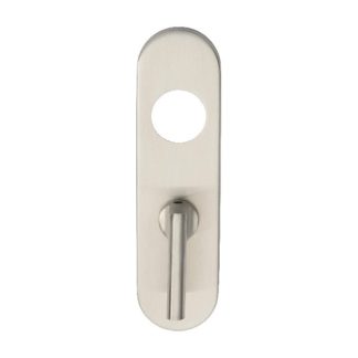 Eurospec CPRTL1170SSS 170 x 45 x 8mm Steelworx Radius Backplates Bathroom (57mm C/C) + Large Turn & Release (LEAD TIME: 2-3 DAYS)