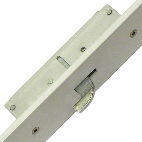 Fullex Crimebeater Latch Deadbolt 2 Hooks Flat 44mm White Faceplate Double Spindle Multipoint Door Lock - Image 6
