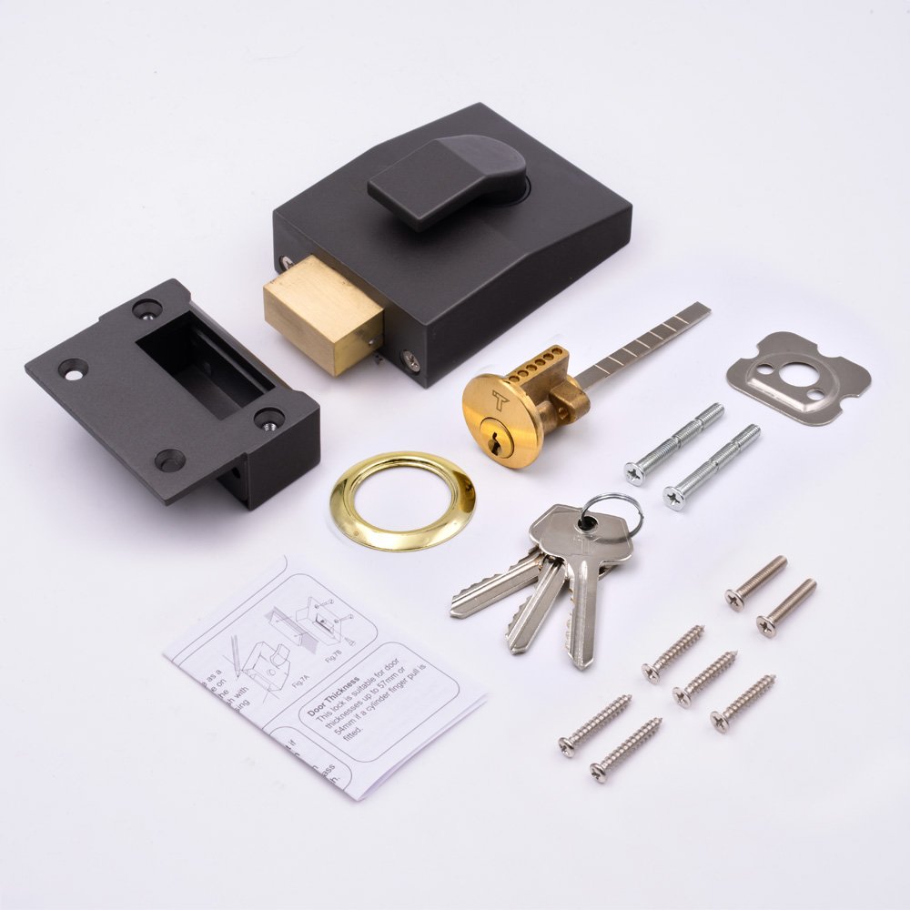 TSS 6 Pin Modern Deadbolt Rim Nightlatch - Image 2