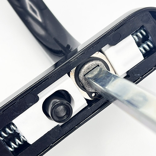 Fab & Fix Windsor Blank Lever Lever UPVC Multipoint Door Handles - 92mm PZ Sprung 122mm Screw Centres - Image 5
