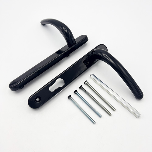 Fab & Fix Windsor Blank Lever Lever UPVC Multipoint Door Handles - 92mm PZ Sprung 122mm Screw Centres - Image 4