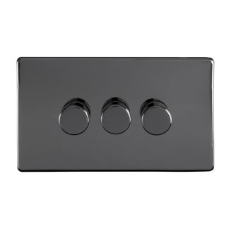 Eurolite ECBN3DLED 3 Gang Led Push On Off 2Way Dimmer (LEAD TIME: 2-3 DAYS)