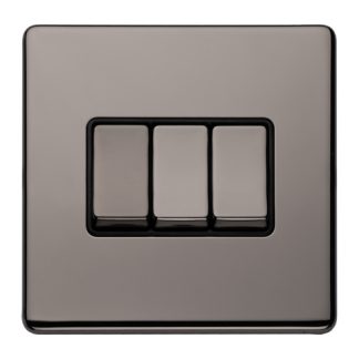 Eurolite ECBN3SWB 3 GANG 10AMP 2WAY SWITCH (LEAD TIME: 2-3 DAYS)