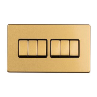 Eurolite ECSB6SWB 6-Gang 2-Way Switch (LEAD TIME: 2-3 DAYS)