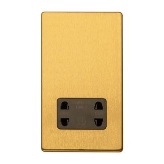Eurolite ECSBSHSB 2-Gang Shaver Socket (LEAD TIME: 2-3 DAYS)