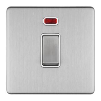 Eurolite ECSS20ADPSWNW 3-Gang 20Amp DP Switch & Neon (LEAD TIME: 2-3 DAYS)