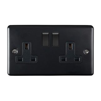 Eurolite EN2SOMBB 2-Gang Socket (LEAD TIME: 2-3 DAYS)