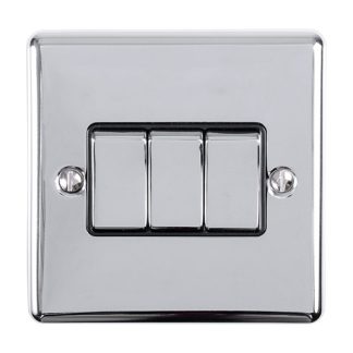 Eurolite EN3SWPCB 3-Gang Switch (LEAD TIME: 2-3 DAYS)