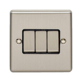 Eurolite EN3SWSSB 3-Gang Switch (LEAD TIME: 2-3 DAYS)