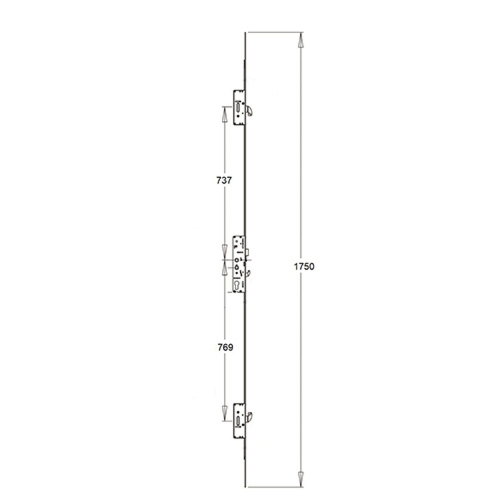 Kenrick Excalibur Latch 3 Hooks Multipoint Door Lock - Image 2