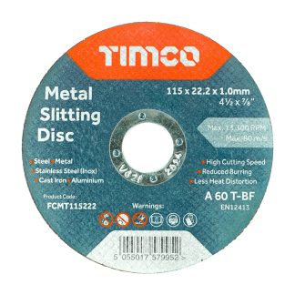 Timco Metal Slitting Wheel