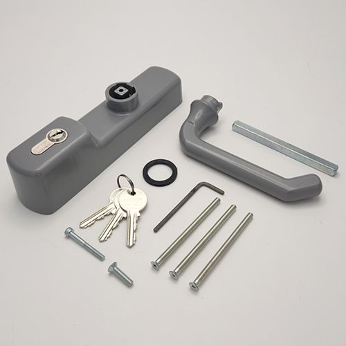 Exidor 500 Series Outside Access Device - Lever Handle with Euro Cylinder - For UPVC Doors - Image 2