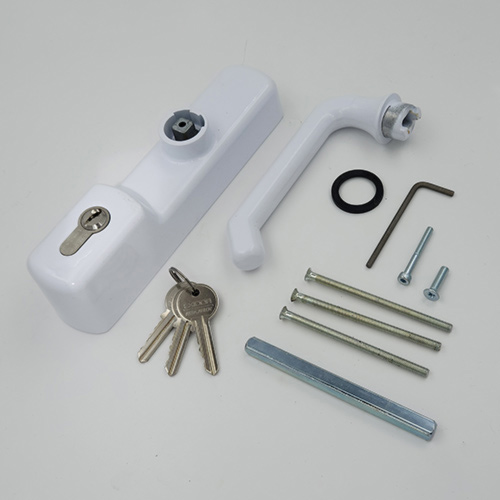 Exidor 500 Series Outside Access Device - Lever Handle with Euro Cylinder - For UPVC Doors - Image 5