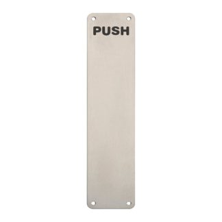 Eurospec FPP1352SSS Finger Plate Push (LEAD TIME: 2-3 DAYS)